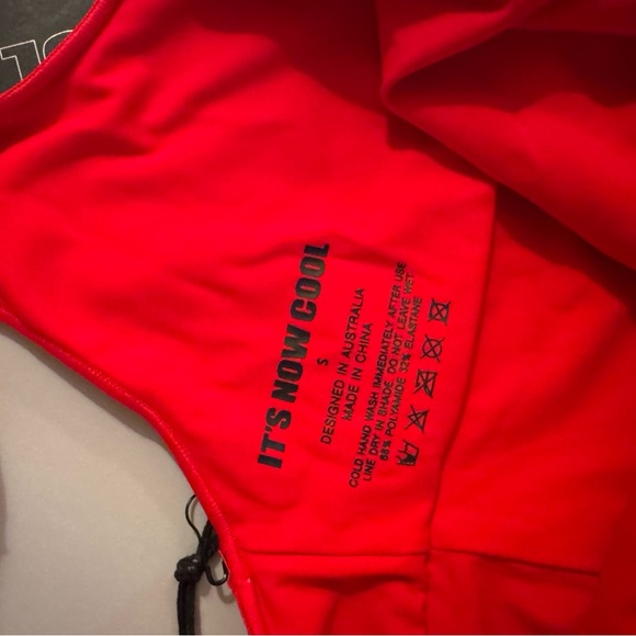 Red High-Waisted Bikini Set - Picture 6 of 6